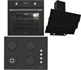 Termikel Ankastre Set (BO O64D5C B + BH P7194C B + CH S6532C BB)
