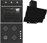 Termikel Ankastre Set (BO O6435C B + BH P6194C B + CH S6532C BB)