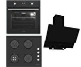 Termikel Ankastre Set (BO O64D5C B + BH P6194C B + CH C6532C BB)