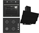 Termikel Ankastre Set (BO O64D5C B + BH P6194C B + CH S6532C BB)