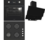 Termikel Ankastre Set (BO O6555C DB + BH P6194C B + CH S6532C BB)