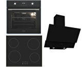 Termikel Ankastre Set (BO O64D5C B + BH B64E1 B + CH C6532C BB)