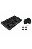 Hepu TP4-18119 PS4 Soğutucu ve Şarj Standı Slim/Pro Uyumlu