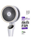Auhma ACFN03 Beyaz 35W 90 Cm Sessiz Soğutucu Dokunmatik Harketli Akıllı Fan