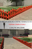 Dekoratif Plastik Bahçe ve Peyzaj Çiti 8 ADET ÇİT (Y: 32 CM / G: 4.4 M) TOPRAK AYAKLI