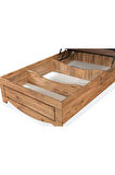 Bazalı Karyola, Papatya Baza Başlık Comfort Yatak Seti 90x190 Cm
