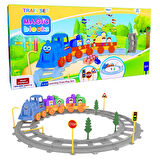 Uçar Oyuncak Magıc Blocks Tren Set (43Pcs)