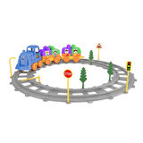 Uçar Oyuncak Magıc Blocks Tren Set (43Pcs)