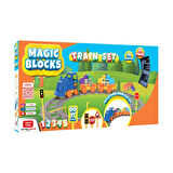 Uçar Oyuncak Magıc Blocks Tren Set (43Pcs)