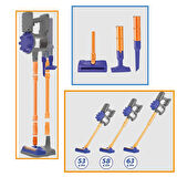 Dyson Model Pilli Sesli Ve Işıklı Ayakta Duran Oyuncak 3in1 Dikey Süpürge