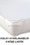 %100 Pamuk Havlu Lastikli Su Sıvı Geçirmez Yatak Koruyucu Alez (8 Farklı Ebat)