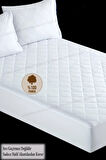 Pamukkale Alez Kapitone Fitted Yatak Koruyucu %100 Pamuk Alez 200x200 (10 Farklı Ebat)