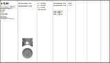 Opel Motor Piston+segmanı ( Riken )  0.50 (72,50mm Cap) Corsa-B 1.2 Transporter Combo 1.2 C12nz-12nz R 4 - Kingpiston 18-3010183