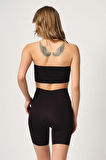 Kadın Siyah Seamless Boxer Korse
