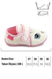 Gezer Kız Çocuk Kışlık Tek Cırt Cırtlı Ayarlanabilir Rahat Taban Ev, Bahçe, Okul, Kreş Panduf Ayakkabı