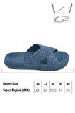 Gezer Kadın Yazlık Ev Banyo Islak Zemine Uygun Terlik