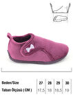 Gezer Kışlık Kız Çocuk PVC Rahat Taban Cırt Cırtlı Ayarlanabilir Ev Okul Kreş Panduf Ayakkabı
