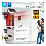 O-Kam 6060 6 MP Solar Güneş Enerjili Gece Görüşlü IP Güvenlik Kamerası