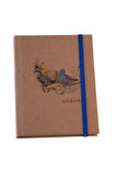 Liz Kf123 Kraft Sert Kapak 96 Yaprak Çizgili Lastikli Defter