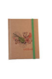 Liz Kf123 Kraft Sert Kapak 96 Yaprak Çizgili Lastikli Defter
