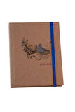 Liz Kf123 Kraft Sert Kapak 96 Yaprak Çizgili Lastikli Defter
