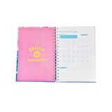 Lizy Sert Kapak Spiralli Tariihsiz Konuşan Ajanda 17x24 cm TASARIM-12