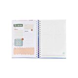 Lizy Sert Kapak Spiralli Tariihsiz Konuşan Ajanda 17x24 cm TASARIM-12