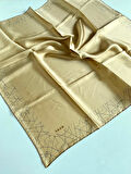 Aker Sura İpek Eşarp 8157701-361-48401 Gold Karışık Desen