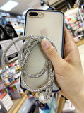 ipli Swarovski Taşlı Telefon Boyun Askısı