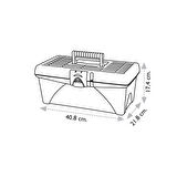 Super Bag ASR-2047 16&amp;quot;&amp;quot; Takım Çantası - Plastik Kilitli