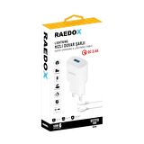 Raedox 10W 2.4A Lightning Duvar Şarjı