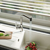  Adell Kelvin T Spiralli Mutfak Bataryası-Krom