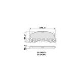 Vag On Fren Balatası Tk Touareg 02> Cayenne 02> Panamera 11> Macan 14> E-Tron Gt 21> - Braxıs Aa0342