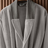 Orion Bambu Unisex Bornoz Gri