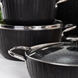 Bernardo Sicilya 7 Parça Tencere Tava Seti