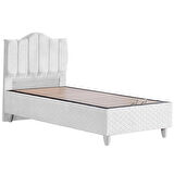 Setay Trend Tek Kişilik Beyaz Baza + Başlık 100 x 200 cm