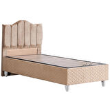 Setay Trend Tek Kişilik Bej Baza + Başlık 100 x 200 cm
