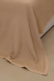 İPEKSİ HAVUZLU PİKE ÇİFT KİŞİLİK 220X240CM BEJ 8696474231656