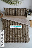 ETE HOMETEX ÇİFT KİŞİLİK WELSOFT YORGAN 195X215CM LEOPAR BEJ 8696474231734