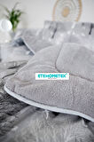 ETE HOMETEX TEK KİŞİLİK WELSOFT YORGAN 155X215CM AĞAÇ GRİ 8696474231749