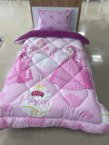 ETE HOMETEX TEK KİŞİLİK LÜX WELSOFT YORGAN PRENSES MÜRDÜM 155X215CM 8696474231855