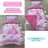 ETE HOMETEX TEK KİŞİLİK LÜX WELSOFT YORGAN PRENSES PEMBE 155X215CM 8696474231856
