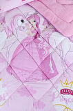 ETE HOMETEX TEK KİŞİLİK LÜX WELSOFT YORGAN SETİ PRENSES PEMBE 155X215CM 8696474231856
