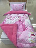 ETE HOMETEX TEK KİŞİLİK LÜX WELSOFT YORGAN PRENSES PEMBE 155X215CM 8696474231856