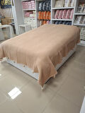 ETEHOMETEX PONPONLU PAMUK PİKE ÇİFT KİŞİLİK 220X240CM BEJ 8696474231902