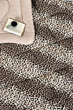 ETE HOMETEX TEK KİŞİLİK LÜX WELSOFT YORGAN SETİ LEOPAR BEJ 155X215CM 8696474231961