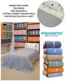ETEHOMETEX HAVUZLU PİKE TAKIMI %100 PAMUK TEK KİŞİLİK GRİ 8696474232086