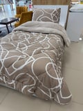 ETE HOMETEX TEK KİŞİLİK LÜX WELSOFT YORGAN SETİ MİX BEJ 8696474232093