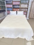 ETEHOMETEX ÇİFT KİŞİLİK %100 PAMUK HAVUZLU PİKE TAKIMI KREM 8696474232101