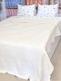 ETEHOMETEX ÇİFT KİŞİLİK %100 PAMUK HAVUZLU PİKE TAKIMI KREM 8696474232101